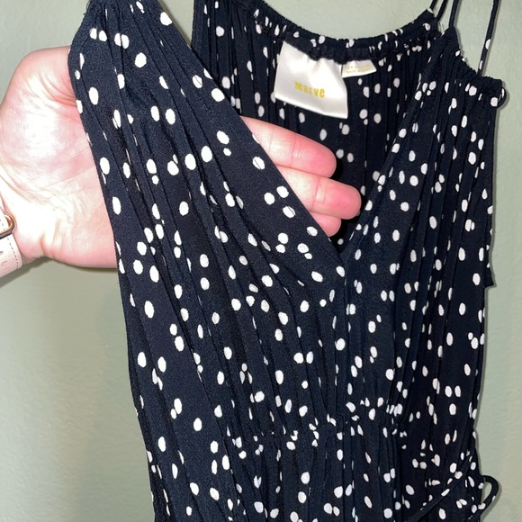 Anthropologie Maeve Polka Dot Flowy Jumpsuit - Picture 5 of 8